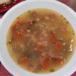 A bowl of Ham and Bean Soup