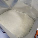 Instant powedered milk in an open mylar bag