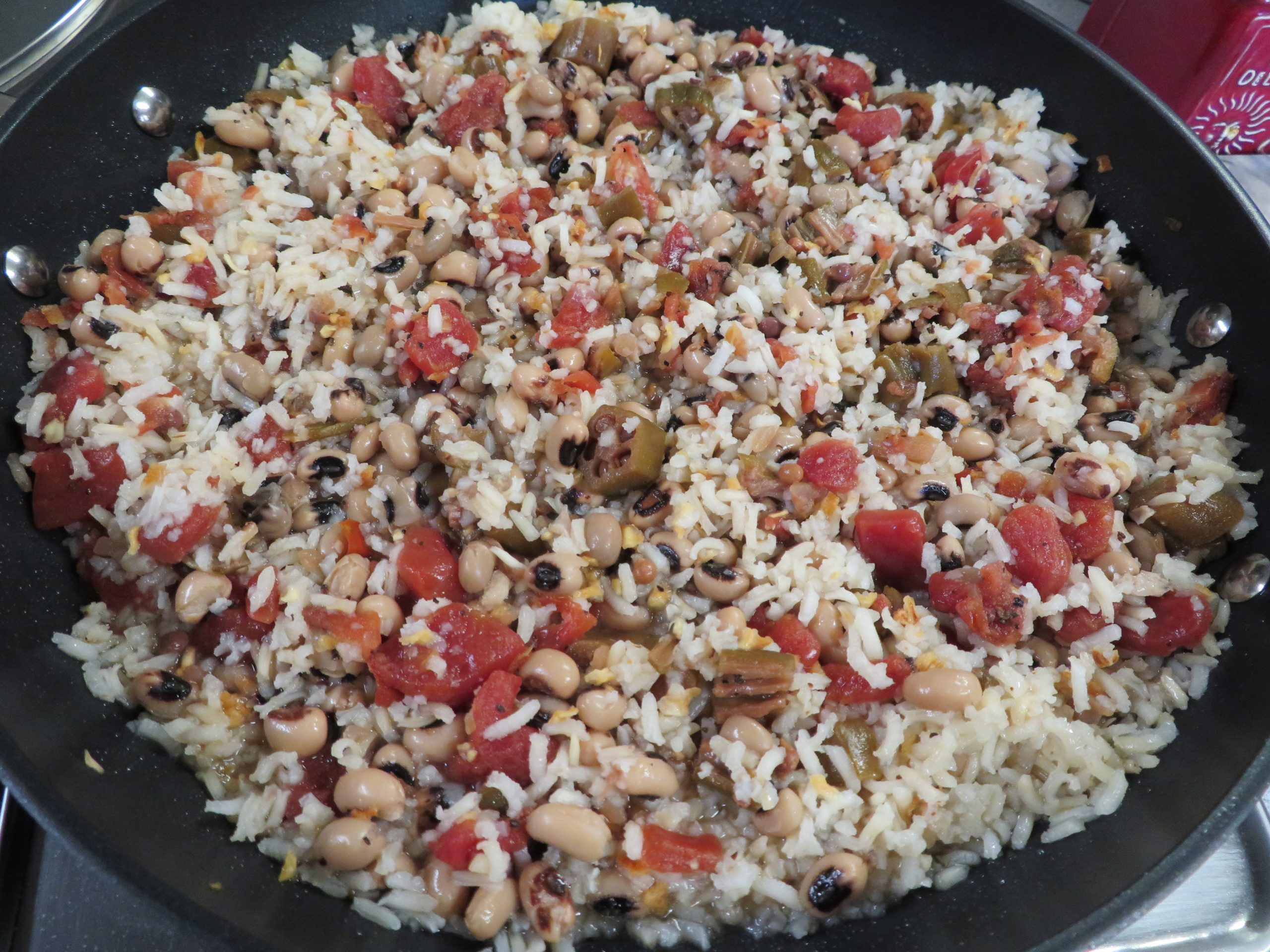 Southern Rice in a skillet