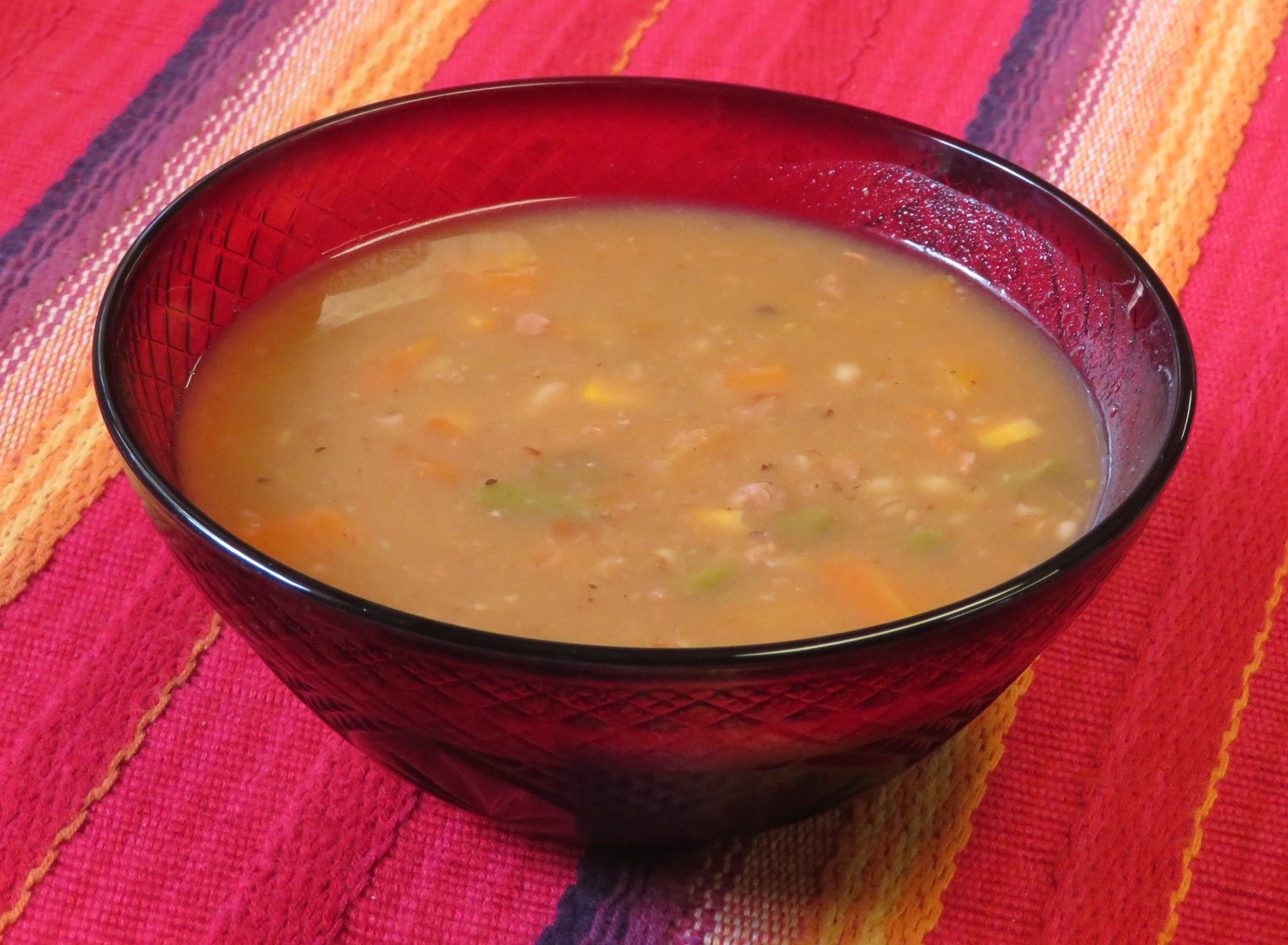 A bowl of Vegetable Bean Soup