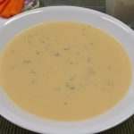 A bowl of Broccoli Cheese Soup