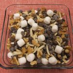 A bowl of Rocky Road Snack Mix